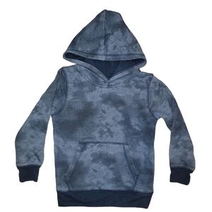 Navy blue hoodie, lightweight, with pocket. Toddler size 4t